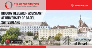 Biology Research Assistant at University of Basel, Switzerland