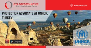 Protection Associate at UNHCR, Turkey