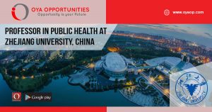 Professor in Public Health at Zhejiang University, China