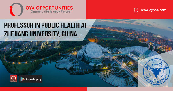 Professor in Public Health at Zhejiang University, China