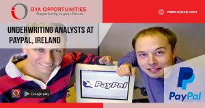 Underwriting Analysts Jobs at PayPal, Ireland