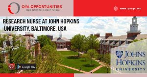 Research Jobs at John Hopkins University, Baltimore, USA