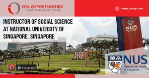 Academics Jobs at National University of Singapore