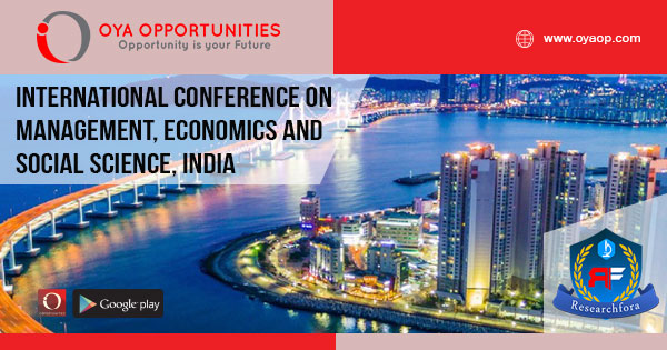 International Conference on Management, Economics and Social Science, India