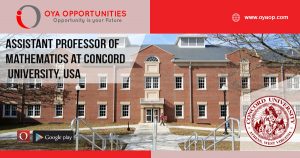 Jobs at Concord University (Professor of Mathematics)