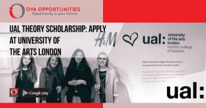 UAL Theory Scholarship | Apply at University of the Arts London
