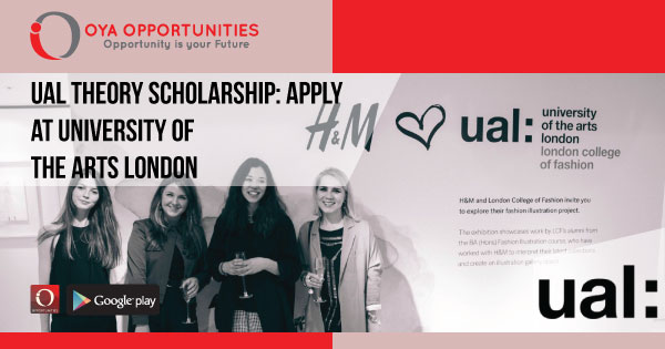 UAL Theory Scholarship | Apply at University of the Arts London
