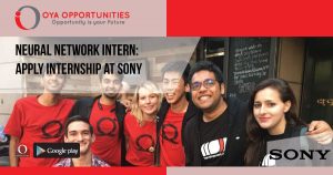 Neural Network Intern | Apply Internship at Sony