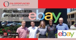Project Manager Intern | Apply Ebay Internship