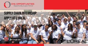 Supply Chain Internship | Apply at L'Oreal