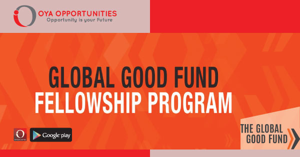 Global Good Fund Fellowship 2020