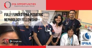 Fully Funded IPNA Pediatric Nephrology Fellowship