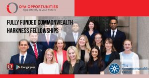 Fully Funded Commonwealth Harkness Fellowships