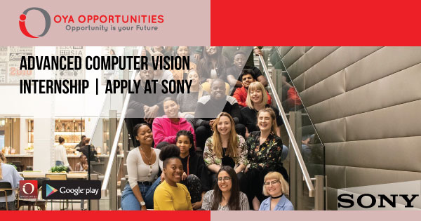 Advanced Computer Vision Internship | Apply at Sony