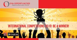Exciting International Competition 2019: Participate & Win Amazing Prizes!