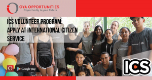 ICS Volunteer Program | Apply at International Citizen Service