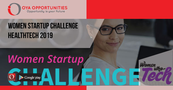 Women Startup Challenge HealthTech 2019