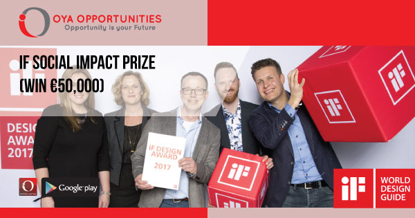 iF Social Impact Prize (win €50,000)