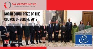 North South Prize of the Council of Europe 2019