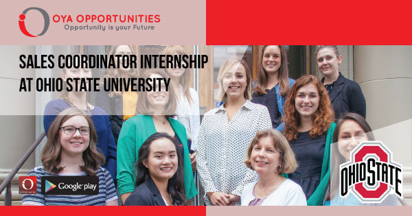 Sales Coordinator Internship at Ohio State University
