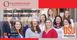 Service Learning Internship at Oregon State University