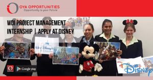 WDI Project Management Internship | Apply at Disney