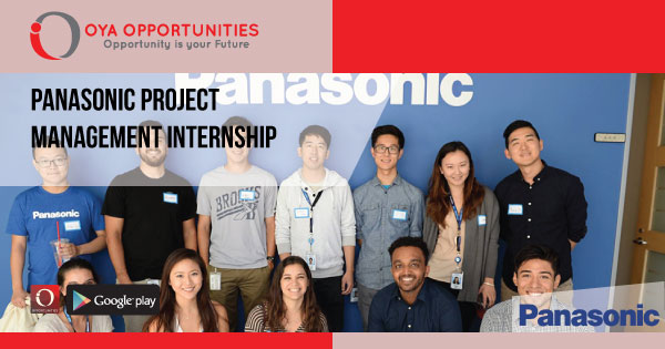 Panasonic Project Management Internship