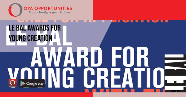 Le Bal Awards for Young Creation