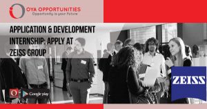 Application & Development Internship | Apply at Zeiss Group