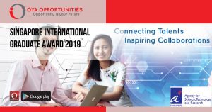 Singapore International Graduate Award 2019