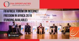 FIFAfrica: Forum on Internet Freedom in Africa 2019 (Funding Available)