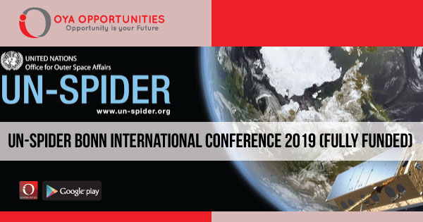 UN-SPIDER Bonn International Conference 2019 (Fully Funded)