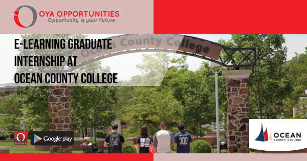 E-Learning Graduate Internship at Ocean County College