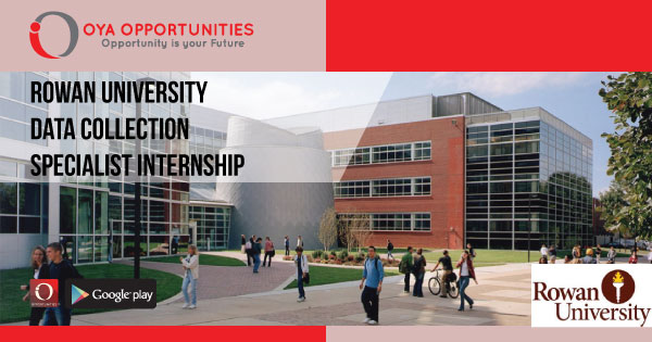 Rowan University Data Collection Specialist Internship