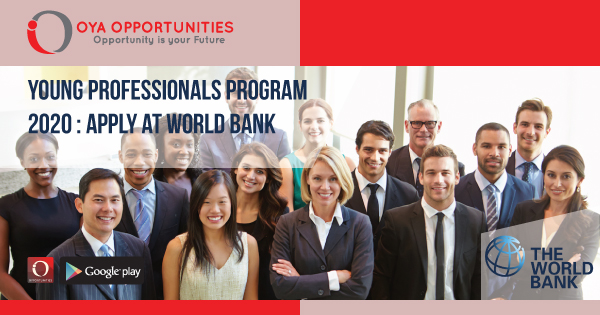 Apply young professionals program 2020 at World Bank