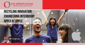 Recycling Innovation Engineering Internship | Apply at Apple