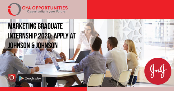 Marketing Graduate Internship 2020 | Apply at J&J