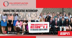 Marketing Creative Internship | Apply at ESPN