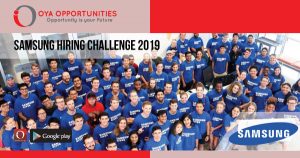 Samsung Hiring Challenge 2019