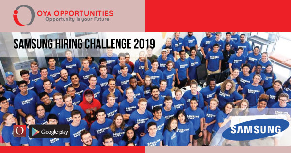Samsung Hiring Challenge 2019