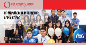 HR Managerial Internship | Apply at P&G
