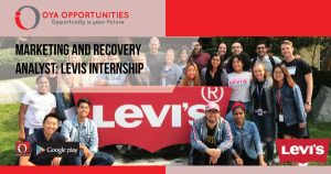 Marketing and Recovery Analyst | Levis Internship