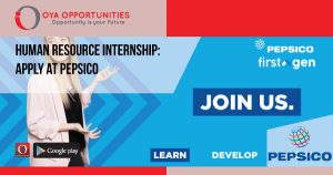 Human Resource Internship | Apply at PepsiCo