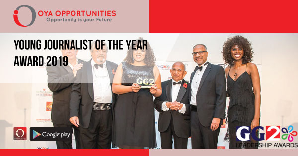 Young Journalist of The Year Award 2019