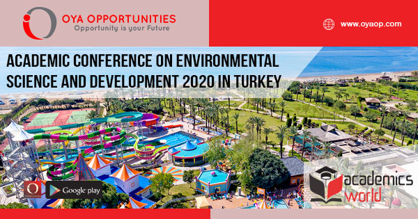 Academic Conference on Environmental Science and Development 2020 in Turkey