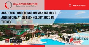 Academic Conference on Management and Information Technology 2020 in Turkey