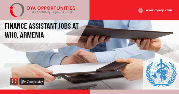 Administrative jobs at WHO, Armenia