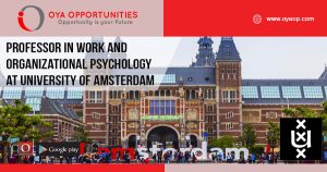 Jobs at the University of Amsterdam in Netherlands