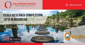 CERCO Research Competition 2019 in Indonesia