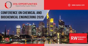 Conference on Chemical and Biochemical Engineering 2020 Germany